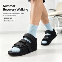 Chaussures en gros avec support OEM, chaussures médicales unisexe pour usage hospitalier, pour fracture, avec empeigne en maille respirante, semelle intermédiaire en EVA et fermeture auto-agrippante en TPR