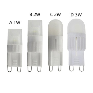 Cơ sở <span class=keywords><strong>G9</strong></span> dẫn bóng đèn <span class=keywords><strong>2W</strong></span> 3W hộ gia đình tiết kiệm năng lượng đèn gốm Dimmable bóng đèn AC220V 3000K 6000K ấm có thể Trắng SMD2835 360 độ - Product Image 3