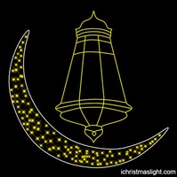 Lumière de lune croissante décorative de Noël en LED 2D pour la décoration de la maison
