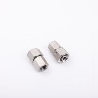 Pièces de raccord rapide haute pression en acier inoxydable zingué norme ISO, avec connecteur mâle fileté et écrou hexagonal femelle pour applications hydrauliques