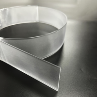 Diffuseur prismatique linéaire en polycarbonate transparent extrudé Baoming pour éclairage LED, avec lentille de couverture gaufrée