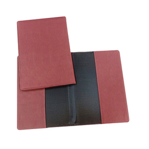 Carpeta de archivo de papel B5 personalizada, cubierta de libro de tela de cuero PU para presentación, fabricación personalizada - Product Image 2