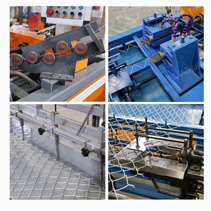 Machine automatique robuste pour clôture à mailles losangées en fil de fer galvanisé avec roulement, mailles de 50 mm et 75 mm, haute productivité Cyclone - Product Image 3