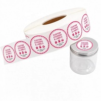Étiquettes autocollantes en gros pour gâteaux, autocollants personnalisés en papier brillant pour boulangerie, pour emballage de mini-cupcakes et usage général