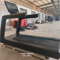 Tapis roulant électrique commercial à contrôle vectoriel, moteur AC haute performance 7,0 CV, usage domestique, vitesse élevée 0-20 km/h, inclinaison automatique