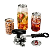 Scelleuse manuelle de boîtes de conserve en acier inoxydable de fabrication chinoise pour produits en conserve, outil de scellage domestique pour thé au lait, best-seller transfrontalier