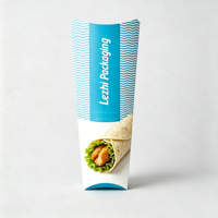 Boîtes à shawarma en gros, contenants alimentaires à emporter pas chers, emballage écologique pour shawarma, boîtes avec compartiments pour sauces et boissons