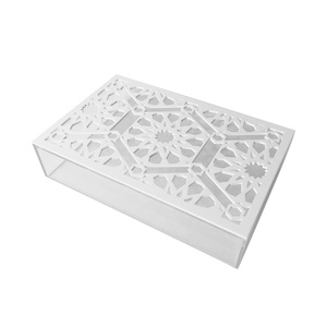 Middle Eastern Delight Modern Acrylic <b>Gift</b> <b>Box</b> Premium Ramadan <b>Eid</b> Store Display Stand for Chocolate Cookies - Product Image 1