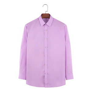 muslin cloth dress William Fullest Fit Shirt in Purple Check 18 34/35