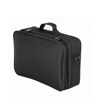 Sac à maquillage Oxford à 2 couches, grande capacité, sac à cosmétiques professionnel de haute qualité avec séparateurs en EVA