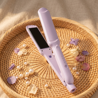 Lisseur à cheveux avec logo personnalisé, 4 en 1, plaques interchangeables, céramique 1,5 mm, 4 températures, service OEM ODM, lisseur à cheveux infrarouge