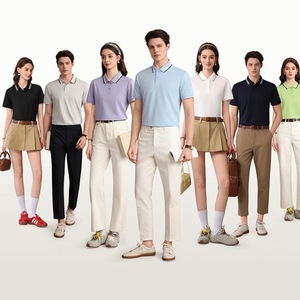 Promotional Polo Shirt 220g Pearl Cotton Breathable Turn Down Collar Short Sleeve Summer Workwear Custom Logo Lettering - Product Image 1