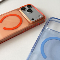 Étui magnétique transparent ultra-fin de luxe pour iPhone 18 Pro Max 13 14 15 16 17 Pro, protection antichoc pour téléphone