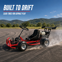 Kart à essence 212cc, moteur 4 temps 8,5 CV, kart de drift, buggy de course pour adultes, vitesse 50-60 km/h pour piste extérieure