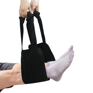 Ceinture de transfert pour patients et personnes âgées, noire, longueur de corde 80 cm, aide pratique à la mobilité au lit - Product Image 1