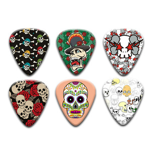 ขายส่งกีตาร์เบสอุปกรณ์เสริมร็อควงแฟชั่นรูปแบบ0.46/0.71/0.96มิลลิเมตรเซลลูลอยด์กีตาร์เลือก - Product Image 4