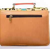Sacs CROWN BAGS, mini sacs à main vintage de haute qualité, mode western, cuir véritable, imprimé animal, logo orné, fermeture éclair, pochettes pour femmes