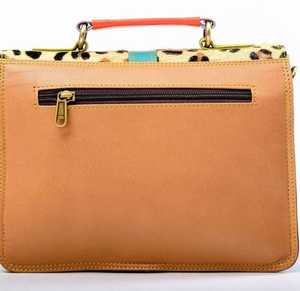 Mini bandolera de cuero con estampado de animales de piel de vaca auténtica a la moda occidental Vintage de alta calidad, bolsos de mano hechos a mano para mujer - Product Image 2