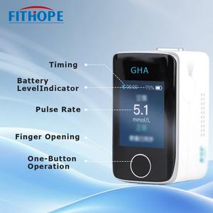 Mini et portable <span class=keywords><strong>Lecteur</strong></span> <span class=keywords><strong>de</strong></span> glycémie non invasif Moniteur Mesure continue Masseur pour la surveillance <span class=keywords><strong>de</strong></span> la glycémie - Product Image 4