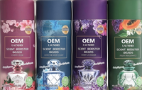OEM 220g Butiran Pewangi Pakaian Sekali Pakai Ramah Lingkungan Ramah Kulit Aroma Tahan Lama Melembutkan Kain Padat