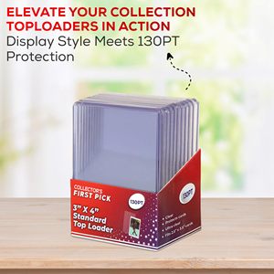 Personalizada Super Clear Seller Custom Plastic Hard Game Poke <span class=keywords><strong>Monn</strong></span> Card Top Loaders Sleeves Sports Trading 35PT Card Toploader - Product Image 2