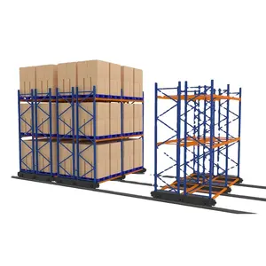 FIFO Most Saving Space& Widely Used Automatic Mobile Racking System