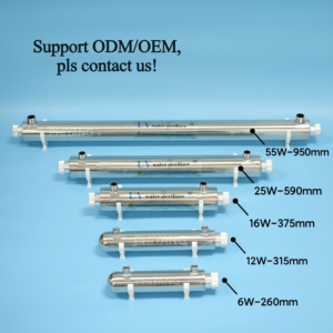 <span class=keywords><strong>UV</strong></span> máy lọc nước 55 Wát UVC hệ thống 12 GPM 110-240V 3/4 "X1" NPT Châu Âu cắm với cảm biến lưu lượng - Product Image 6
