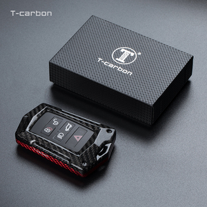 Ổ Cắm Sửa Đổi Nội Thất Xe Hơi T-carbon, Vỏ Chìa Khóa Từ Xa Thông Minh Bằng Sợi Carbon Thật Cho Xe Jaguar - Product Image 5