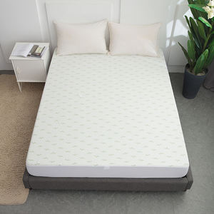 Protège-<span class=keywords><strong>matelas</strong></span> en bambou silencieux et respirant ultra-doux de qualité supérieure couvre-<span class=keywords><strong>matelas</strong></span> de lit lavable imperméable pour une protection confortable - Product Image 2