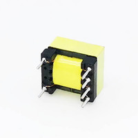 Transformateur haute fréquence EE16 personnalisé, alimentation à découpage 220V 9V AC, bobinage en cuivre, conforme ROHS