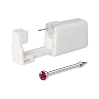 Kit Profesional de Herramientas para Piercings Nasales al por Mayor, Pistola para Perforaciones Nasales con un Juego de Piercings Nasales de Zirconia