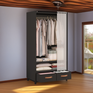 <span class=keywords><strong>Armoire</strong></span> <span class=keywords><strong>de</strong></span> <span class=keywords><strong>rangement</strong></span> portable autoportante en stock aux États-Unis, avec design japonais multicouche, grande capacité, style simple - Product Image 2