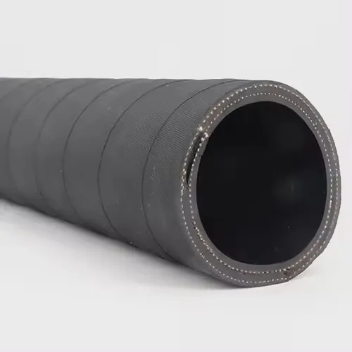 4 inch EPDM cao su nước hút Hose với Helix dây thép mềm ống màu đen, NR & SBR tổng hợp rubberwrapped bề mặt