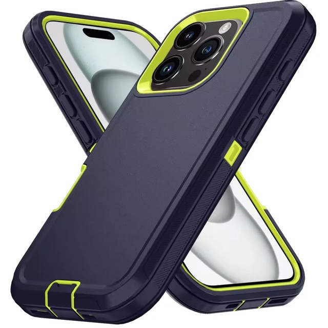 for iPhone13 14 15 16 17 Pro Max Case Dual Layer Shockproof Full Body Cover Grade Drop Protection Heavy Duty Protective Phone