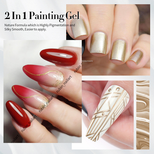 BORN PRETTY PRO Argent Chrome <span class=keywords><strong>Effet</strong></span> 3D Métallique Peinture Gel Ongles <span class=keywords><strong>Dessin</strong></span> Miroir Gel Soak Off DIY Uv Gel Peinture Ongles - Product Image 2