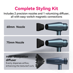 ไดร์เป่าผม FirePhoenix M2 MAX 63dB เสียงเบา ระดับมืออาชีพ 2800W เงียบสงบ เหมือนในร้านเสริมสวย - Product Image 6