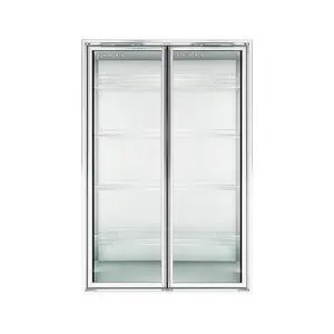 Mağaza mağaza buzdolabı cam kapi ısıtmalı cam kapi İçecek soğutucu