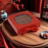 Kunden spezifische 16-teilige Magnetic Candy Chocolate Geschenk box mit PVC-Fenster, perfekt zum Branding
