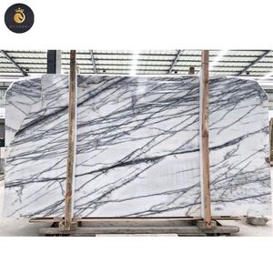 Vente en gros Comptoirs en marbre blanc poli Milas Lilas Carreaux Dalles Supplie - Product Image 4