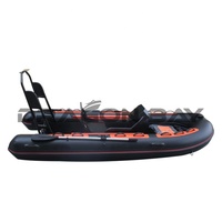 Bateau à Double coque en aluminium rigide de 12 pieds, bateau canot gonflable PVC/Hypalon/oca avec équipements de luxe