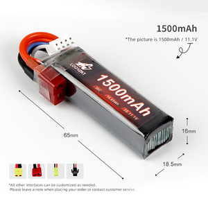 Bộ pin Lithium Ion <span class=keywords><strong>11.1V</strong></span> 3S 2800mAh cho súng nước, súng <span class=keywords><strong>airsoft</strong></span> 3S 1500mAh 1800mAh 30C, đồ chơi điện, súng <span class=keywords><strong>airsoft</strong></span> BB - Product Image 4