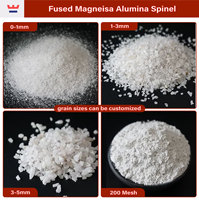 Poudre de magnésium et d'aluminium / 3-5 mm, pour coulage, à base de matière première de spinelle de magnésia-alumine fusionnée
