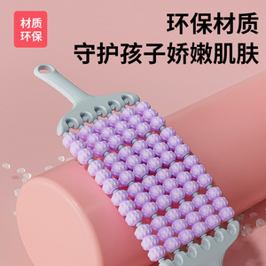 Wolf Fang Massage <b>Roller</b> 6 Rows 48 Nodes Full Body Relief <b>Back</b> Neck Leg Yoga Stretching Tool - Product Image 4