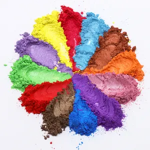 Pigmento de resina epoxi para fabricación de jabón, polvo de Mica coloreado, pigmento cosmético