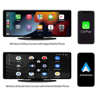 10.26 pouces écran tactile carplay caméra Android Auto AUX FM gps navigation voiture dvd dvr lecteur