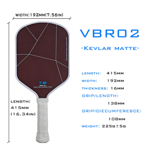 Bề mặt thô thermoformed tổ ong Gen3 vợt TORAY T700 Kevlar pickleball mái chèo với nhiều quyền lực hơn và quay - Product Image 5