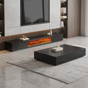 Muebles <span class=keywords><strong>para</strong></span> el Hogar, Juegos <span class=keywords><strong>de</strong></span> Sala <span class=keywords><strong>de</strong></span> Estar Modernos, Mueble <span class=keywords><strong>para</strong></span> <span class=keywords><strong>TV</strong></span> con Chimenea <span class=keywords><strong>de</strong></span> Mármol y Juego <span class=keywords><strong>de</strong></span> <span class=keywords><strong>Mesa</strong></span> con Cajones - Product Image 5