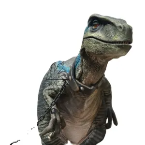 MCS-Costume de dinosaure bleu pour adulte à pied, Costume de Raptor Animatronic à vendre