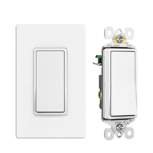 Produsen standar Amerika UL CUL terdaftar DS15 15a saklar <span class=keywords><strong>rocker</strong></span> plastik putih satu arah untuk tempat tinggal - Product Image 1