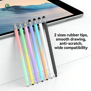قلم ستايلس سعوي عالمي 2 في 1 للأجهزة التي تعمل بنظام أندرويد/آيباد/آي أو إس، شاشات اللمس المحمولة، رأس ألومنيوم قابل للاستبدال، بلاستيك - Product Image 6